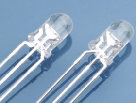 bi-color leds/dual color leds
