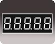 five digit led seven segment display