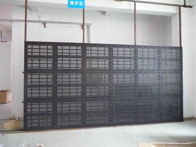 led curtain display