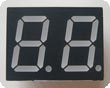 two/dual digit led seven segment display