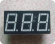 three digit led seven segment display