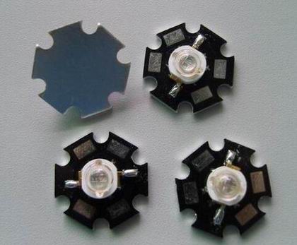 1w 3w 5w uv led with heat-sink