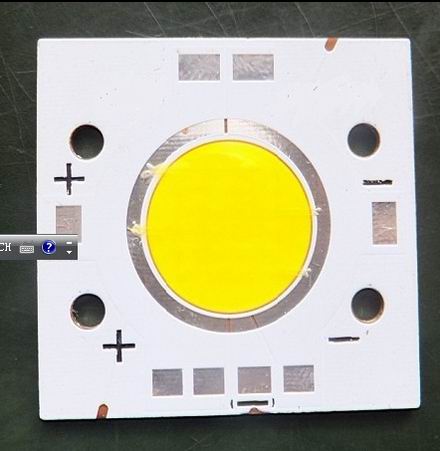 3535 square copper base cob power led surface light source