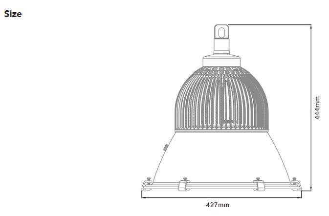 150w led bay light heat sink-sd150x size