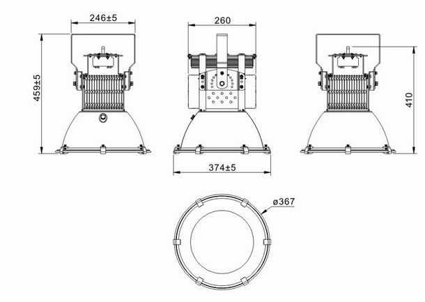 100w led high power heat sink-sd100h