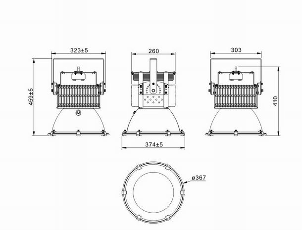 150w led high power heat sink-sd150h