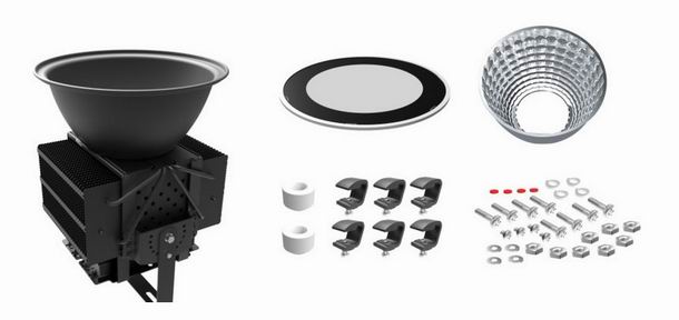 400w led high power heat sink-sd400h
