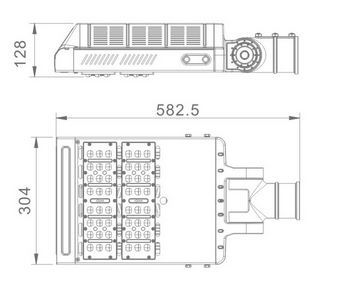 60/100w led street light heat sink-sd60/100b