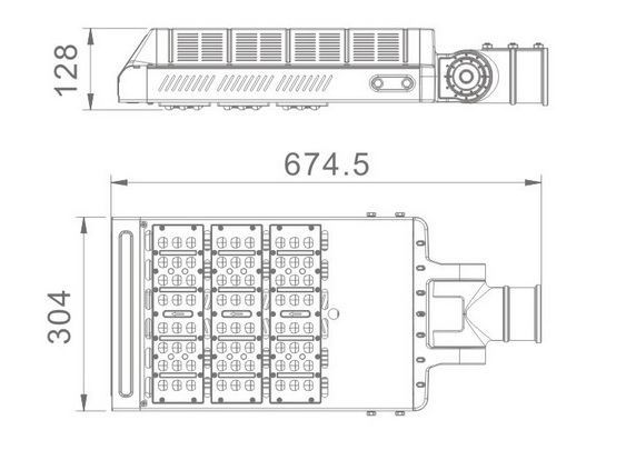 90/150w led street light heat sink-sd90/150b