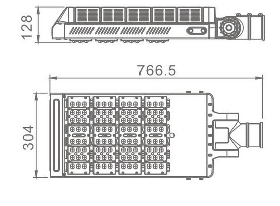 120/200w led street light heat sink-sd120/200b