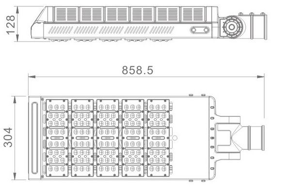 150 or 250w led street light heat sink-sd150b or sd250b