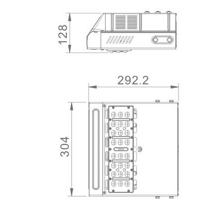 led street light heat sink-sd30c