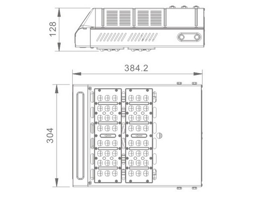 60w led street light heat sink-sd60c