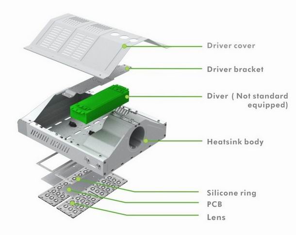 60w led street light heat sink-sd60c