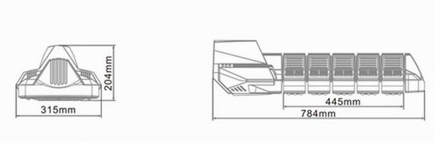 150w led street light heat sink-sd150l
