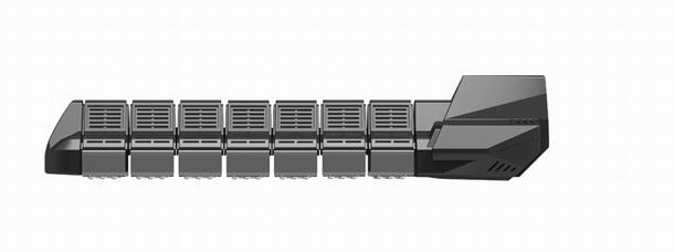 210w led street light heat sink-sd210l