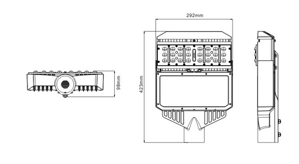 30w led street light heat sink-sd30s