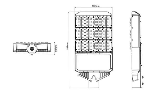 90w led street light heat sink-sd90s