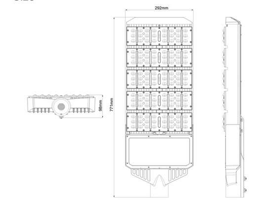 150w led street light heat sink-sd150s