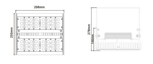 60w led tunnel light heat sink-sd60
