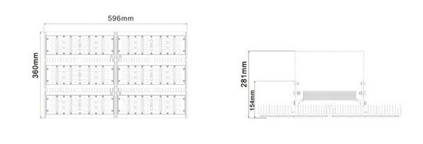 180w led tunnel light heat sink-sd180