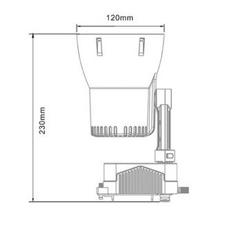 LED Track Light Heat Sink-SGD30-1